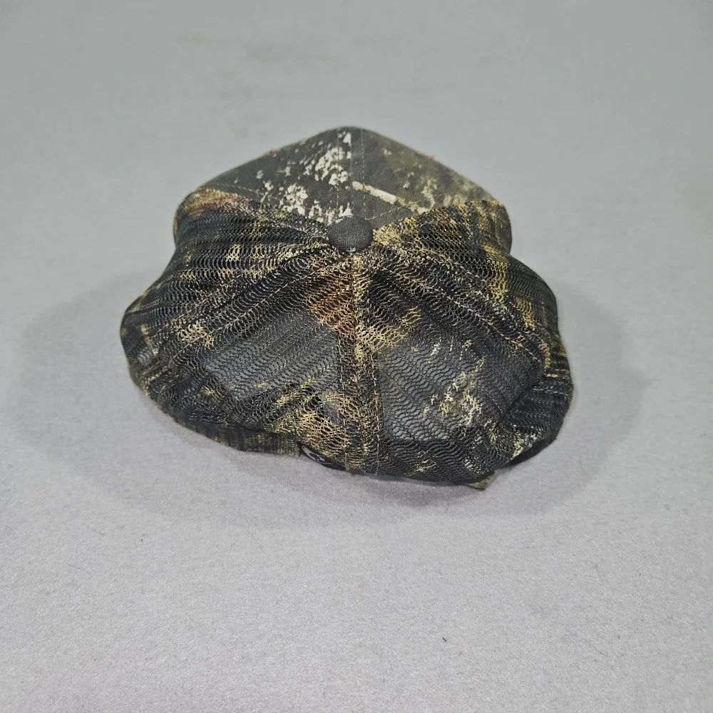 Port Authority VTG Cossitt Concrete Trucker Hat Camo Mesh Back Cap Sz OSFA